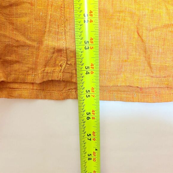 Flax Womens Yellow Linen Maxi Dress Size Large - Picture 7 of 11